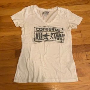 White Converse All Star T-Shirt